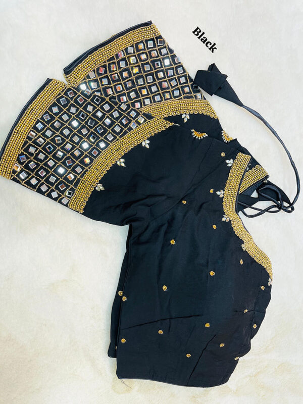 Mirror Work Blouse | b4 - Image 3