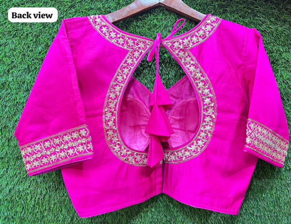 Zardozi Handmade Work Blouse |b14 - Image 2