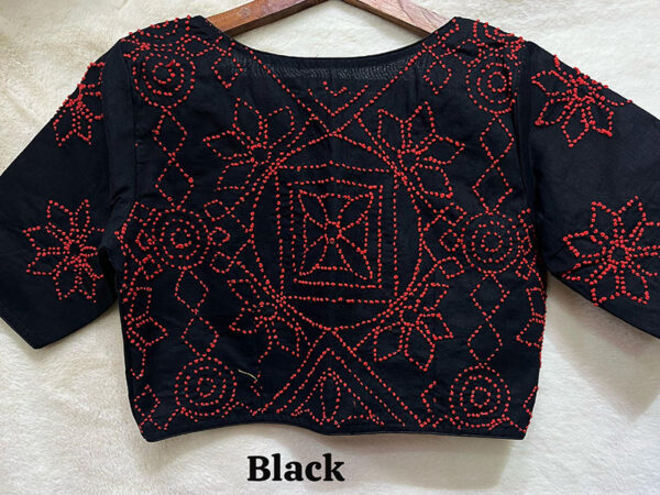 Hand Kutch Work Blouse Material |b15 - Image 2