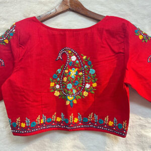 Hand Kutch Work Blouse - Cotton Fabric |b10