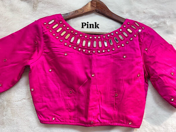 Elegant Mirror Work Blouse | b2