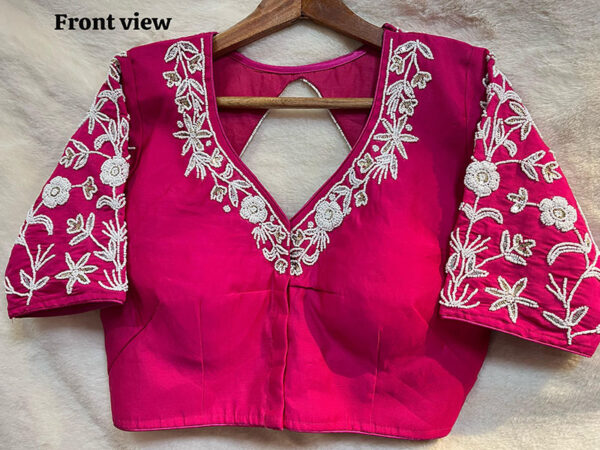 Zardozi Handmade Work Blouse |b11 - Image 2