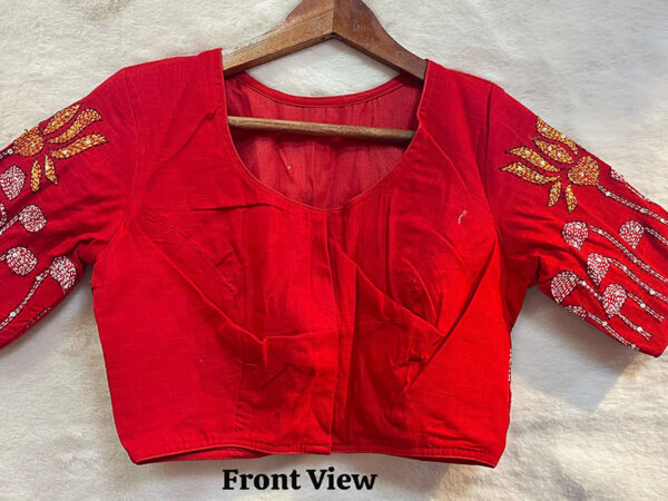 Hand Kutch Work Blouse Material |b5 - Image 2
