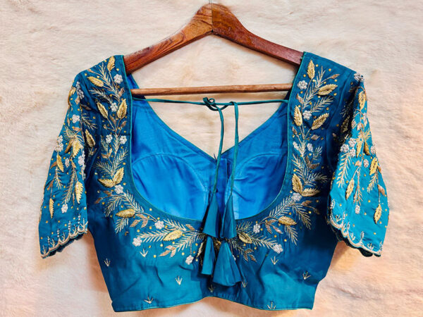 Zardozi Handmade Work Blouse |b9 - Image 2