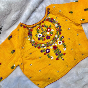 Hand Kutch Work Blouse Material |b3