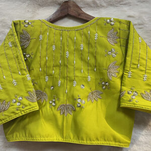 Zardozi Handwork Silk Blouse | b2