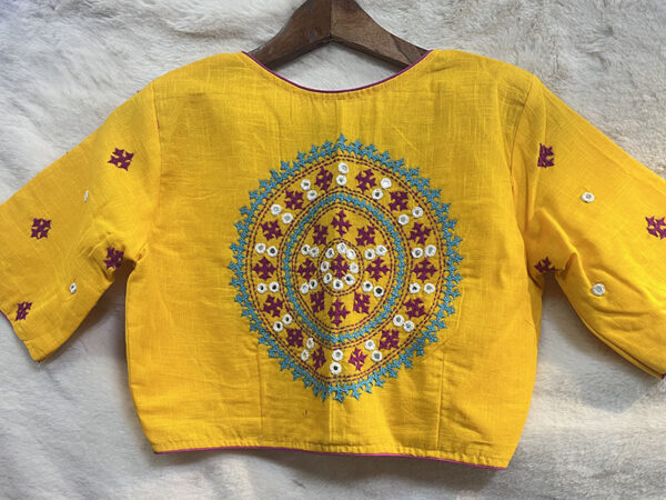Hand Kutch Work Cotton Blouse | b2