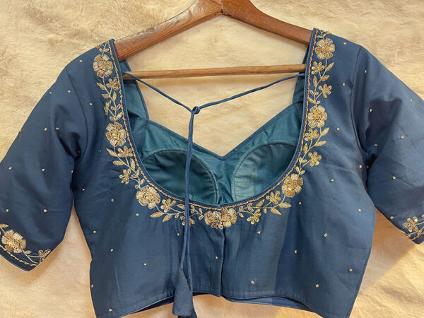 Zardozi Handwork Padded Blouses | b1 - Image 2