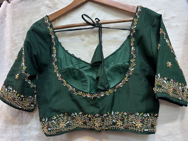 Zardozi Handmade Work Blouse |b5 - Image 2