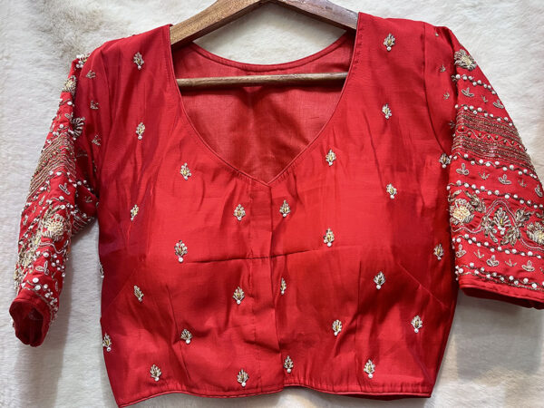 Zardozi Handmade Work Blouse |b4 - Image 2