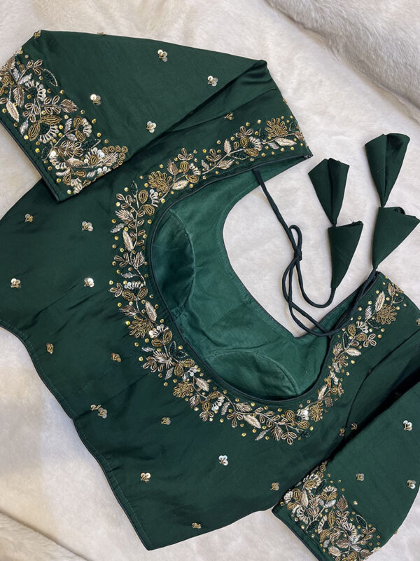 Zardozi Handmade Blouse |b6 - Image 2