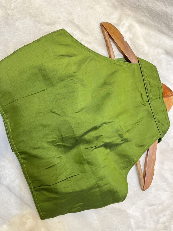 Plain Silk Blouse | b3 - Image 2
