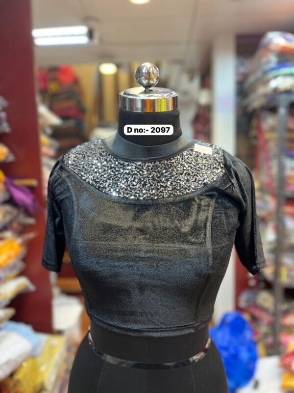 Stretchable Bot Neck Blouse | b6