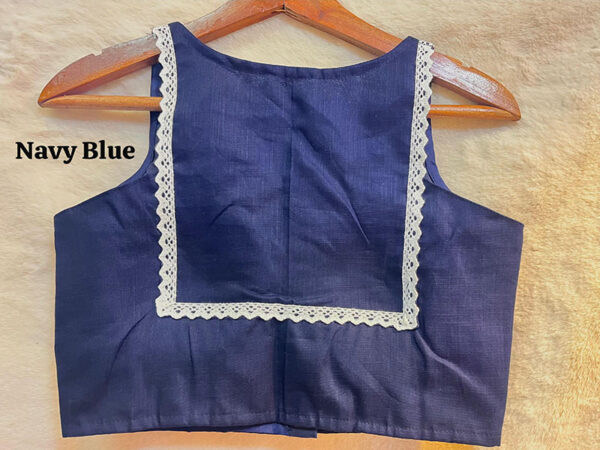 Plain Cotton Halter Neck Blouse |b11
