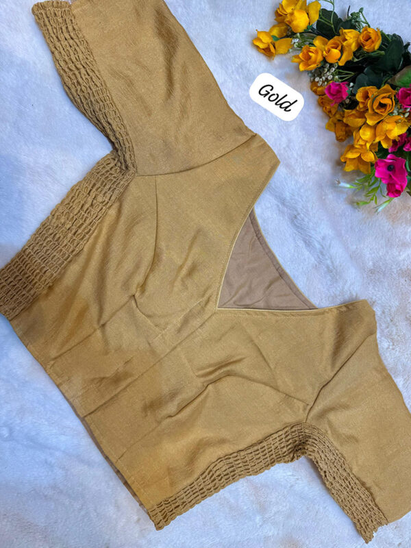New Elastic Blouse - Silk Glass Sleeves |b15