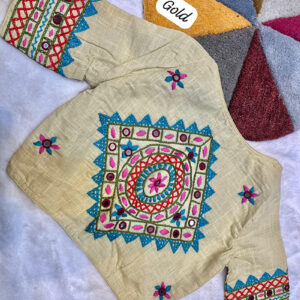 Hand Work Cotton Glass Sleeves |b23