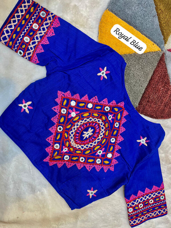 Hand Work Cotton Glass Sleeves |b26
