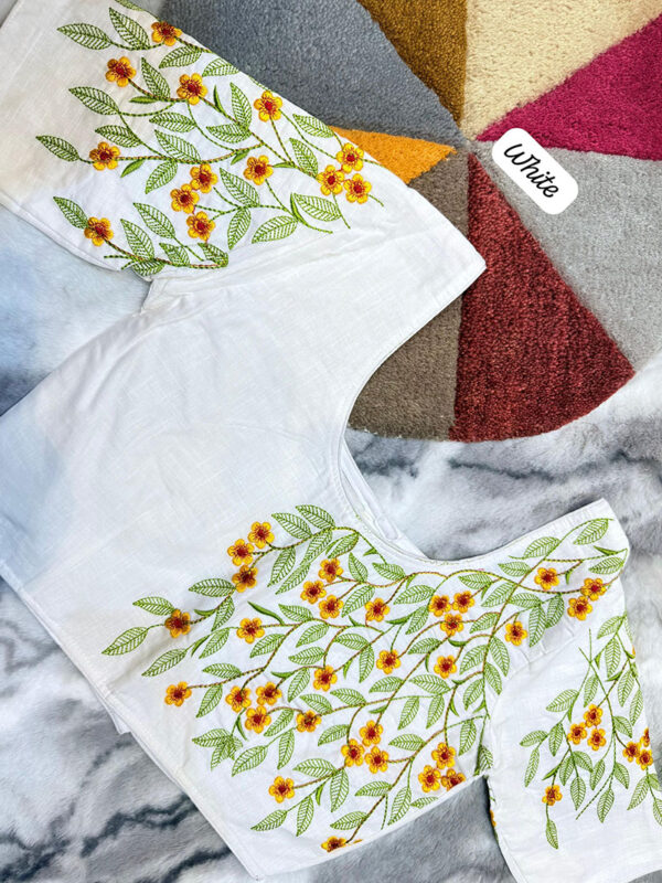Elegant Embroidery Cotton Glass Sleeves |b28