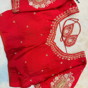 Elegant Pure Hand Work Zardosi Blouse |b20