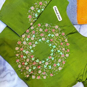 Zardosi Hand Work Silk blouse |b21