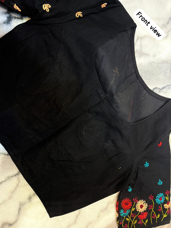 Cotton Hand Work Glass Sleeves |b33 - Image 2