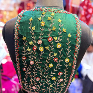 Elegant Zardosi Handwork Silk Attire |b24
