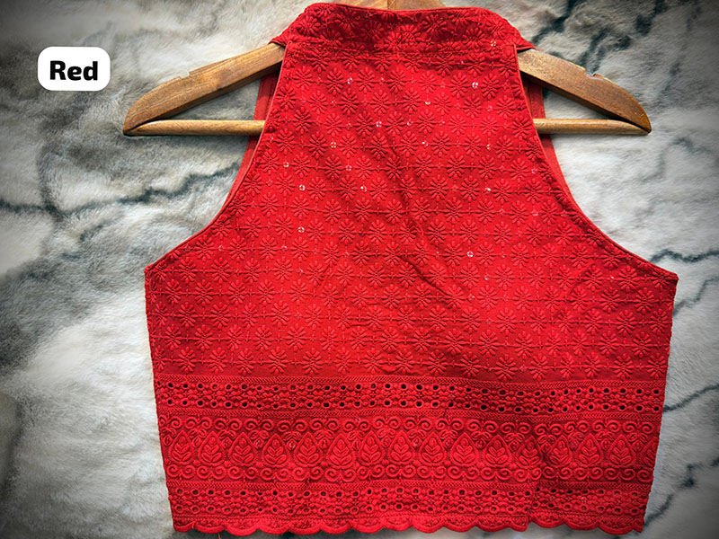 Chicken Kari Sleeveless Cotton Blouse | b51 - Image 2