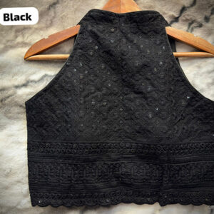 Chicken Kari Sleeveless Cotton Blouse | b51