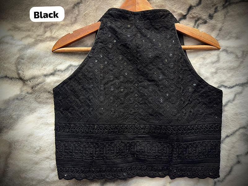 Chicken Kari Sleeveless Cotton Blouse | b51