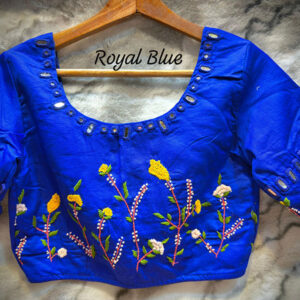 Elegant Mirror Work Blouse | b11