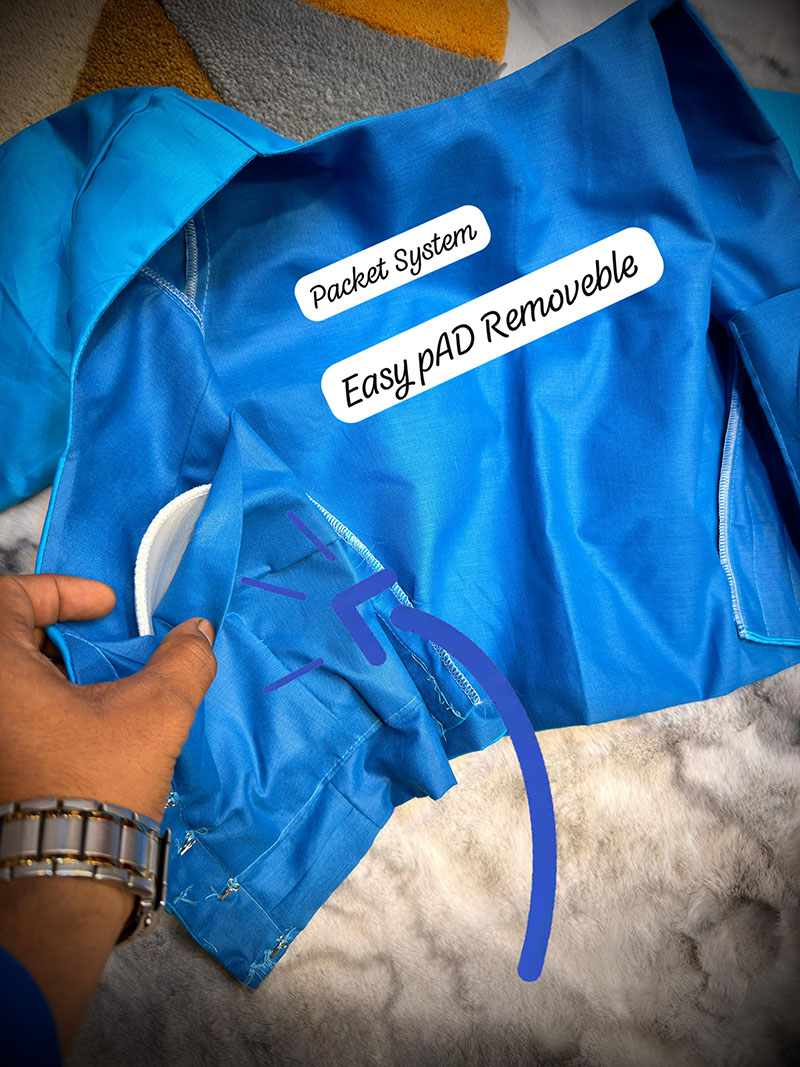 New Solid Colour Cotton Silk Blouse |b17 - Image 3