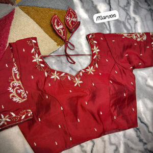 Elegant Handcrafted Silk Blouse | b35