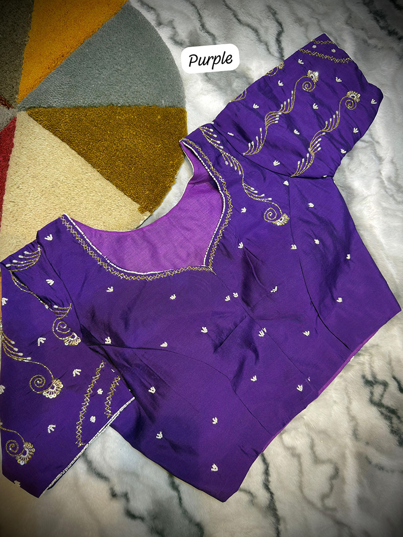 Silk Hand-Woven Blouse | b34