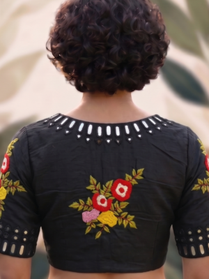 4 Handcrafted Mirror Blouse