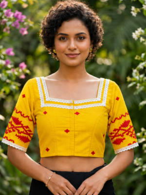 Trendy Jamdani Blouse