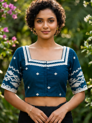 Cotton Jamdani Blouse