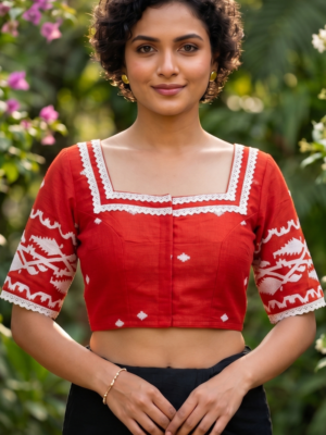 Elegant Jamdani Blouse