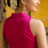 Pink  Cotton Silk Blouse