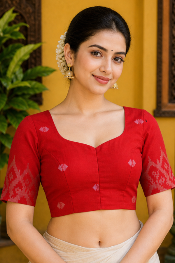 Jamdani Cotton Blouse