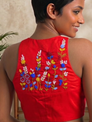 Trendy Handwork Blouse