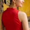 Red Cotton Silk