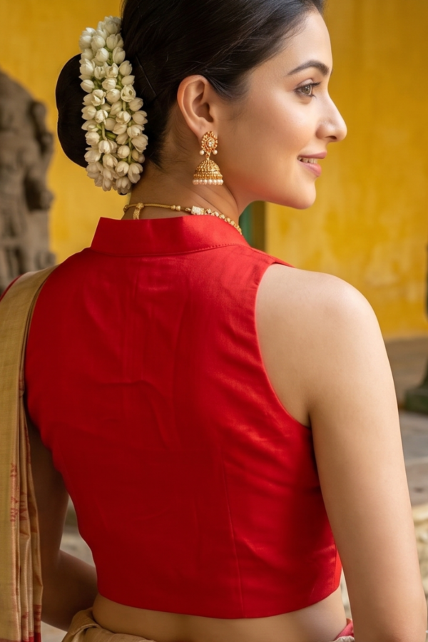 Red Cotton Silk