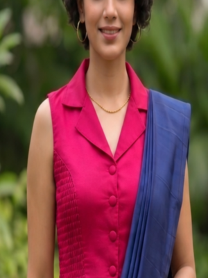 Stretchy Cotton Blouse