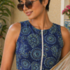 Ajrak Print Blouse